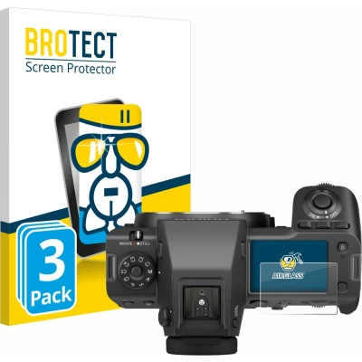 Afbeelding van BROTECT Screenprotector voor Fujifilm GFX100 II (Schouderdisplay) Folie Beschermfolie Beschermglas transparant (3 Stuks)