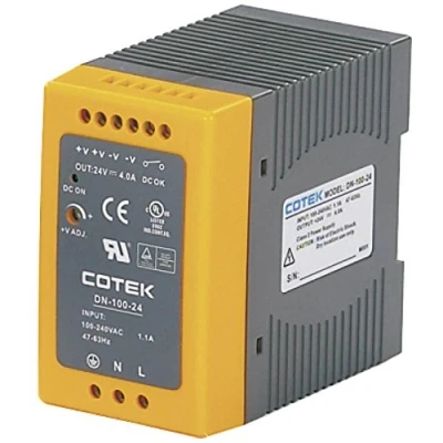 Afbeelding van Cotek DN 100 15 DIN rail netvoeding V/DC 6.4 A 96 W Aantal uitgangen: 1 x Inhoud: stuk(s)