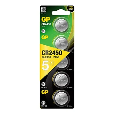 Afbeelding van GP CR2450 knoopcel batterij 5 stuks