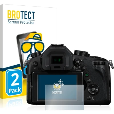 Afbeelding van BROTECT (2 Stuks) Antireflecterende Beschermfolie voor Panasonic Lumix DMC FZ1000 Anti Glare Screen Protector, Mat, Ontspiegelend