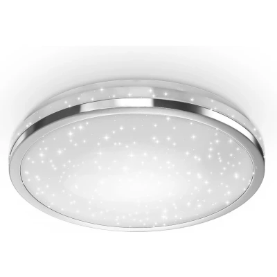 Afbeelding van B.K.Licht Decorative LED Plafondlamp Plafonnière sterrenhemel effect kinderkamer lamp Ø21.9cm 4.000K 900Lm 10W