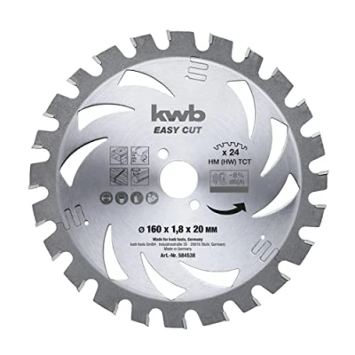 Afbeelding van kwb 586138 Hardmetaal cirkelzaagblad 184 x 20 1.4 mm Aantal tanden: 30 1 stuk(s)