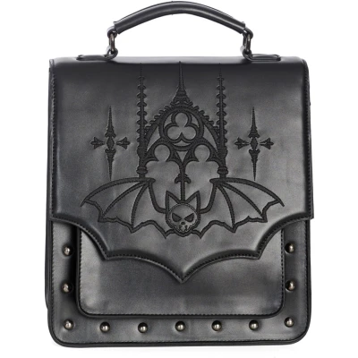 Afbeelding van Banned Gothic Vleermuis Rugzak schoudertas handtas (bxhxd) ca. 26cm x 28cm 12cm