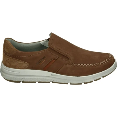 Afbeelding van Josef Seibel Giuseppe Instappers, Heren, Maat: 47, Braun Leer