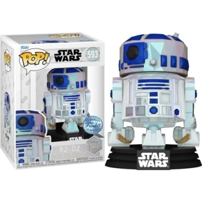 Afbeelding van Funko POP! R2 D2 Facet #593 Exclusieve Clear Ship Protector en Box Include