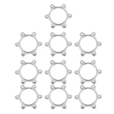 Afbeelding van adapter BMX vrijloop, voor mountainbike schijfrem, freewheel adapter, 4 mm/48 mm, mountainbike, aluminiumlegering, schroefdraad, fietsschijf, rotorflensadapter (48 mm)