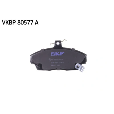 Afbeelding van SKF VKBP 80577 A Remblokkenset Met akoestische slijtagewaarschuwing