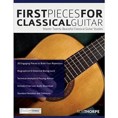 Afbeelding van First Pieces for classical Guitar: Master twenty beautiful guitar studies