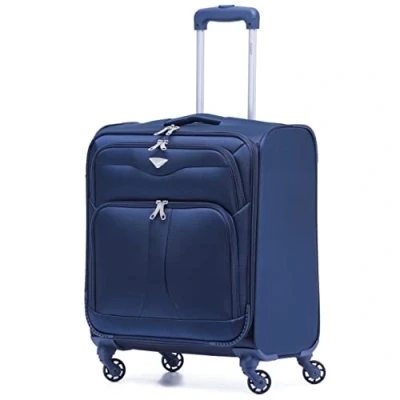 Afbeelding van Flight Knight Lichtgewicht 4 wielige 800D zachte koffer robuuste anti barst handbagage goedgekeurd voor meer dan 100 luchtvaartmaatschappijen, waaronder easyJet, BA en nog veel meer!,