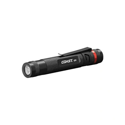 Afbeelding van COAST 19384 1XAAA Zwart Aluminium 54 Lumen MAX Beam Inspectie Pen Torch (Clam Pack)