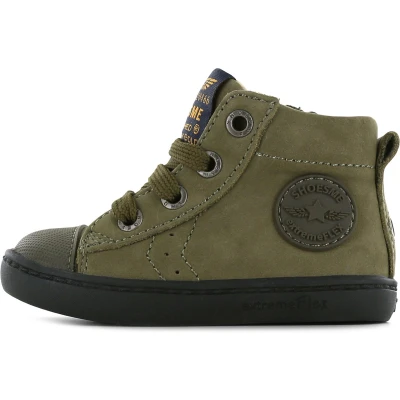 Afbeelding van Veterschoenen Jongens Green Leer Shoesme Maat 21
