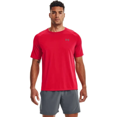 Afbeelding van Under Armour TECH TEE Sport Tshirt, Heren, Maat: XS, Red/graphite