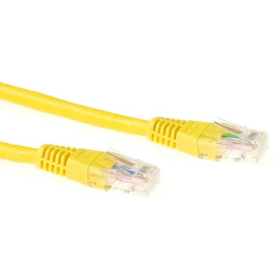 Afbeelding van ACT IB9807 LSZH U/UTP CAT6 Patchkabel Geel 7 meter