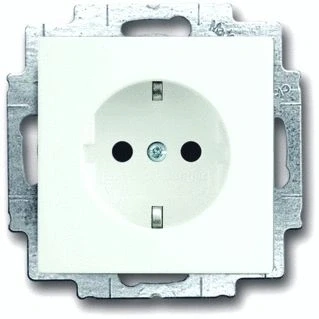 Afbeelding van Busch Jaeger 20 EUCBLI 884 wandcontactdoos met led studiowit mat