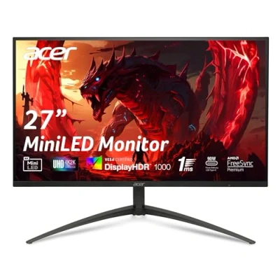 Afbeelding van Acer Nitro XV5 (XV275KP5biipruzx) 27,0&quot; 4K Gaming Monitor 68,6 cm (27,0 Zoll), IPS, 160Hz, HDR, 2x HDMIm 1x DP, Type C), USB3.0 (UM.HX5EE.501)