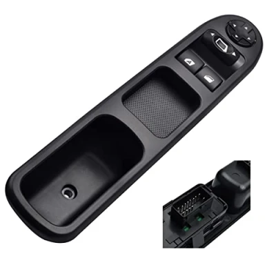 Afbeelding van CT CARID 6554.QC Master Control Power Schakelaar raambediening bestuurderskant voor Peugeot 207m Citroen C3, Picasso 2007 2014, stuur linkerzijde