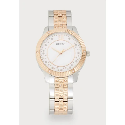 Afbeelding van Guess Starstruck Horloge silvercoloured, Dames, Maat: One Size, Silver coloured
