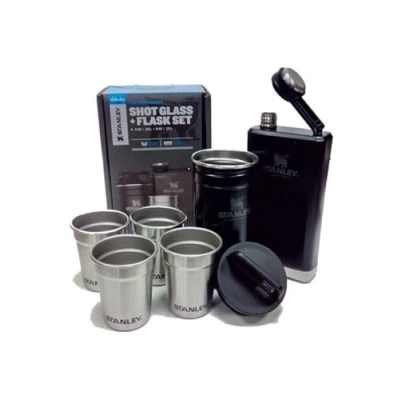 Afbeelding van Shotglaasjesset Stanley Adventure + Flask Gift Set Matte Black