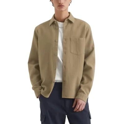 Afbeelding van Marc O&#039;Polo Denim Regular Overhemd, Heren, Maat: Large, Dusky green