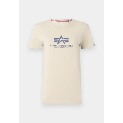 Afbeelding van Alpha Industries NEW Tshirt print, Dames, Maat: Large, Vintage white