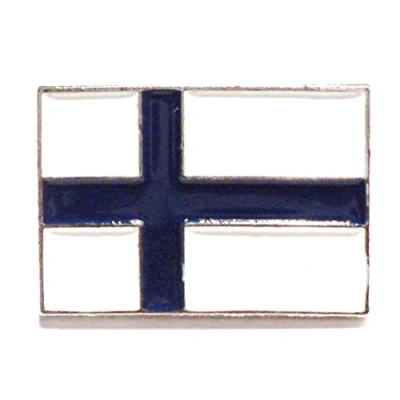 Afbeelding van Finland Nationale Vlag Finse Suomen Tasavalta Enamel Badge