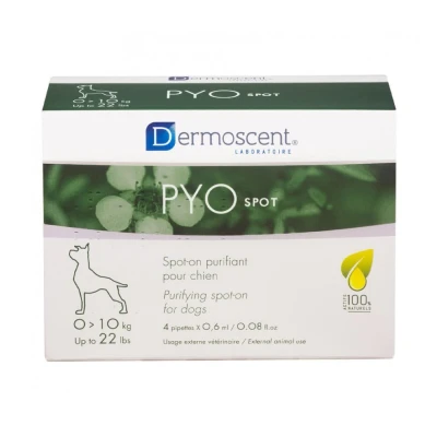 Afbeelding van Dermoscent PYOspot hond 0 10 kg 4 pipetten