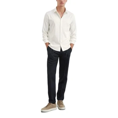 Afbeelding van Marc O&#039;Polo Shirt LONG Sleeve Designed FOR Circularity Overhemd, Heren, Maat: Medium, Egg white