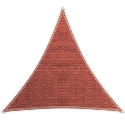 Afbeelding van Windhager Sunsail ADRIA driehoek terracotta, zonnezeil, zonwering, uv bescherming, weerbestendig en ademend, 3,6 x m (gelijkbenig), 10971
