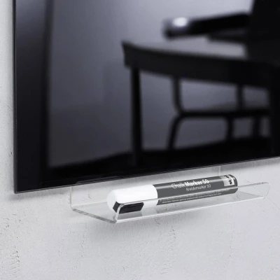 Afbeelding van Whiteboard afleggoot Sigel met kleefstrip 170mmx75mmx70mm