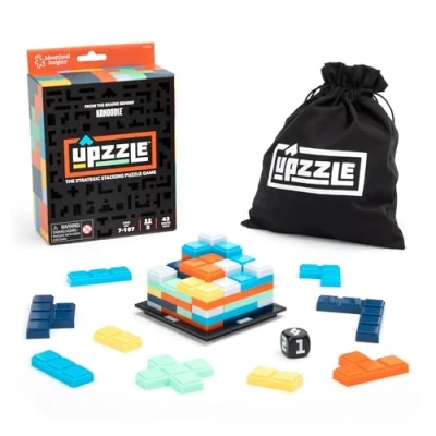 Afbeelding van Learning Resources Upzzle Strategische kubussen, reflectie, gemengd cadeau, reisspel voor 2 spelers, vanaf 7 jaar, EI 2809, Multi