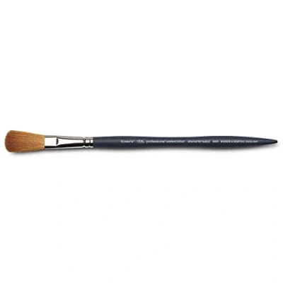 Afbeelding van Winsor &amp; Newton 5011413 Prof. synthetische Aquarelpenselen met de kwaliteit van natuurlijke haren, ergonomische steel voor optimale controle en comfort, duurzaam vormvast, Mop 1/2&quot;