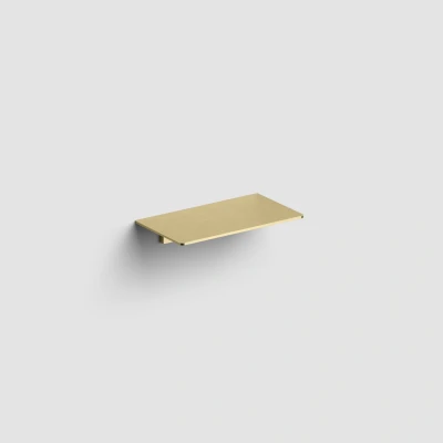 Afbeelding van Telefoon Douche Planchet Clou Sjokker Wandmodel Goud Geborsteld PVD