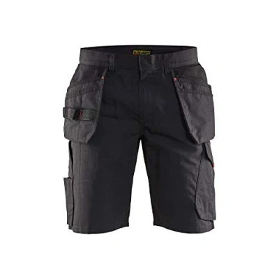 Afbeelding van Blaklader Service short met spijkerzakken 1494 1330 Zwart/Rood