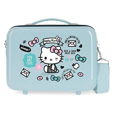 Afbeelding van Hello Kitty, Lichtblauw, 29x21x15 cms, toilettas
