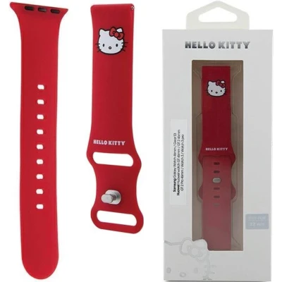 Afbeelding van Hello Kitty Siliconen Hoofdband voor Apple Watch 38/40/41mm rood
