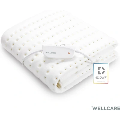 Afbeelding van Wellcare 120211 1P elektrsiche onderdeken eco fleece met timer en 4D DWF technologie