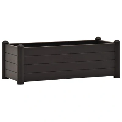 Afbeelding van Plantenbak verhoogd 100x43x35 cm PP antraciet
