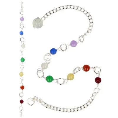 Afbeelding van Ruben Robijn Pendel ketting chakra (1 st)
