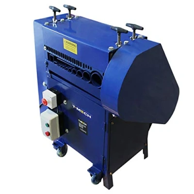 Afbeelding van TMech Automatische Kabel stripper Machine 55mm 30M/min Vermogen 2.2KW 2 GRATIS messen 10 van te voren geinstaleerde messen.