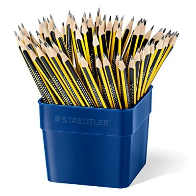 Afbeelding van Staedtler Noris Eco 183 Pennenkoker met 72 driehoekige grafietstiften Wopex Hb