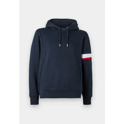 Afbeelding van Tommy Hilfiger Insert Hoodie Sweater, Heren, Maat: Large, Desert sky