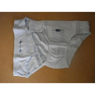 Afbeelding van Petit Bateau 2 Pack Onderbroek Slip Blauw Boot 8jaar 126