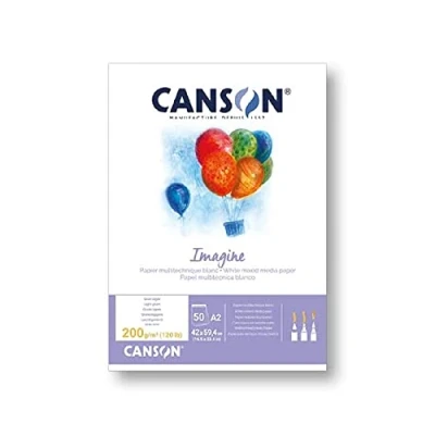 Afbeelding van Canson Imagine Tekening Papieren Pad Puur Witte Vellen