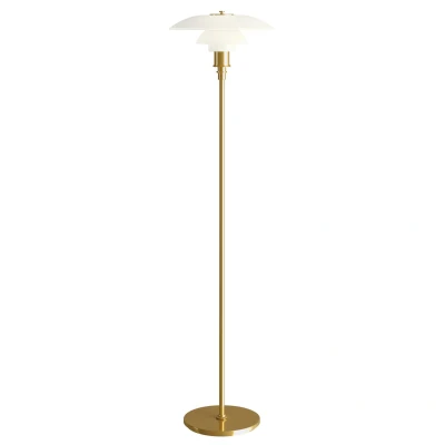 Afbeelding van Louis Poulsen PH 3,5 2,5 vloerlamp messing gemetaliseerd