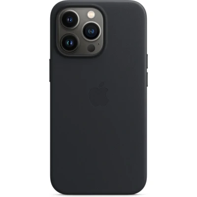 Afbeelding van Apple origineel Leather MagSafe Case iPhone 13 Pro Midnight MM1H3ZM/A