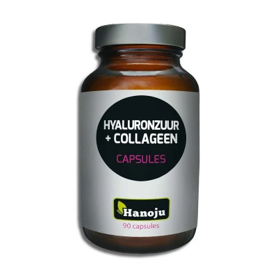 Afbeelding van Hanoju Hyaluronzuur &amp; Collageen, 90 Veg. capsules