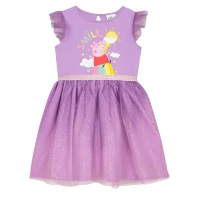 Afbeelding van Peppa Pig Jurk Meisjes Zomerjurk Feestjurk Purper 92