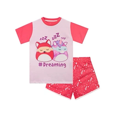 Afbeelding van Squishmallows Pyjama Meisjes Korte Set Roze 152