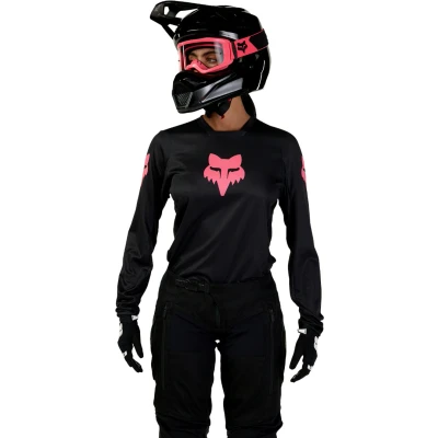 Afbeelding van FOX 180 Blackout 2023 Dames Motorcross Jersey, zwart, afmeting M voor vrouw