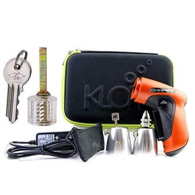 Afbeelding van Loboo Idea Elektrische Lock Pick Gun met Cilinderslot. Draadloze Auto Lockpicking Slotenmaker Gereedschap Opening Tool Kit